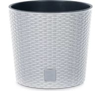 Кашпо Prosperplast DRTUS400L-S449 RATO ROUND d 40, h 37,5 см, 35 л, белый, с вкладышем 069978