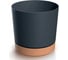 Кашпо Prosperplast DPOP300-S433 TUBO P прикреплен поддон, d 29, h 28,3 см, 14,5 л, антрацит 070017 1