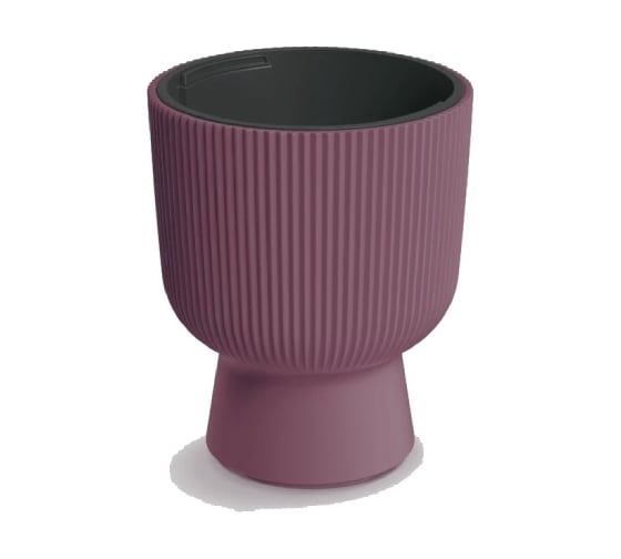 Кашпо Prosperplast DBMIG400-4985U MILLY d 39, h 45,5 см, 20 л, марсала, с вкладышем 069884