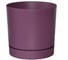 Кашпо Prosperplast DPOP150-4985U TUBO P прикреплен поддон, d 14.8 см, h 14.7 см, 1,8 л, марсала 069994 1