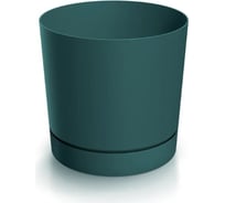 Кашпо Prosperplast DPOP300-2411U TUBO P прикреплен поддон, d 29, h 28,3 см, 14,5 л, зеленый 070013
