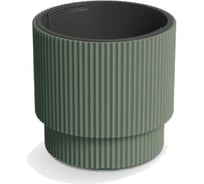 Кашпо Prosperplast DBMIN300-2411U MILLY d 30, h 28,5 см, 10 л, зеленый, с вкладышем 069826