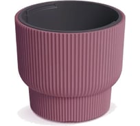 Кашпо Prosperplast DBMLR400-4985U MILLY d 39,5, h 35 см, 20 л, марсала, с вкладышем 069863