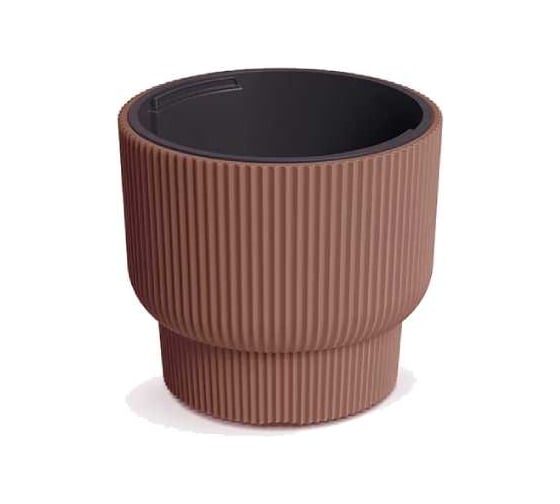 Кашпо с вкладышем Prosperplast DBMLR400-7587U MILLY d 39.5, h 35 см, 20 л, кирпичный 069864 1