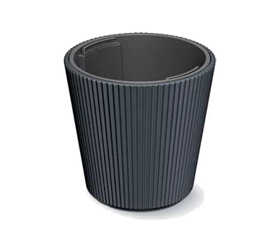 Кашпо с вкладышем Prosperplast DBMI400-S433 MILLY d 39, h 37 см, 20 л, антрацит 069921 1