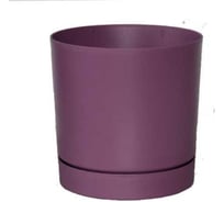Кашпо с поддоном Prosperplast DPOP300-4985U TUBO P d 29, h 28.3 см, 14.5 л, марсала 070015
