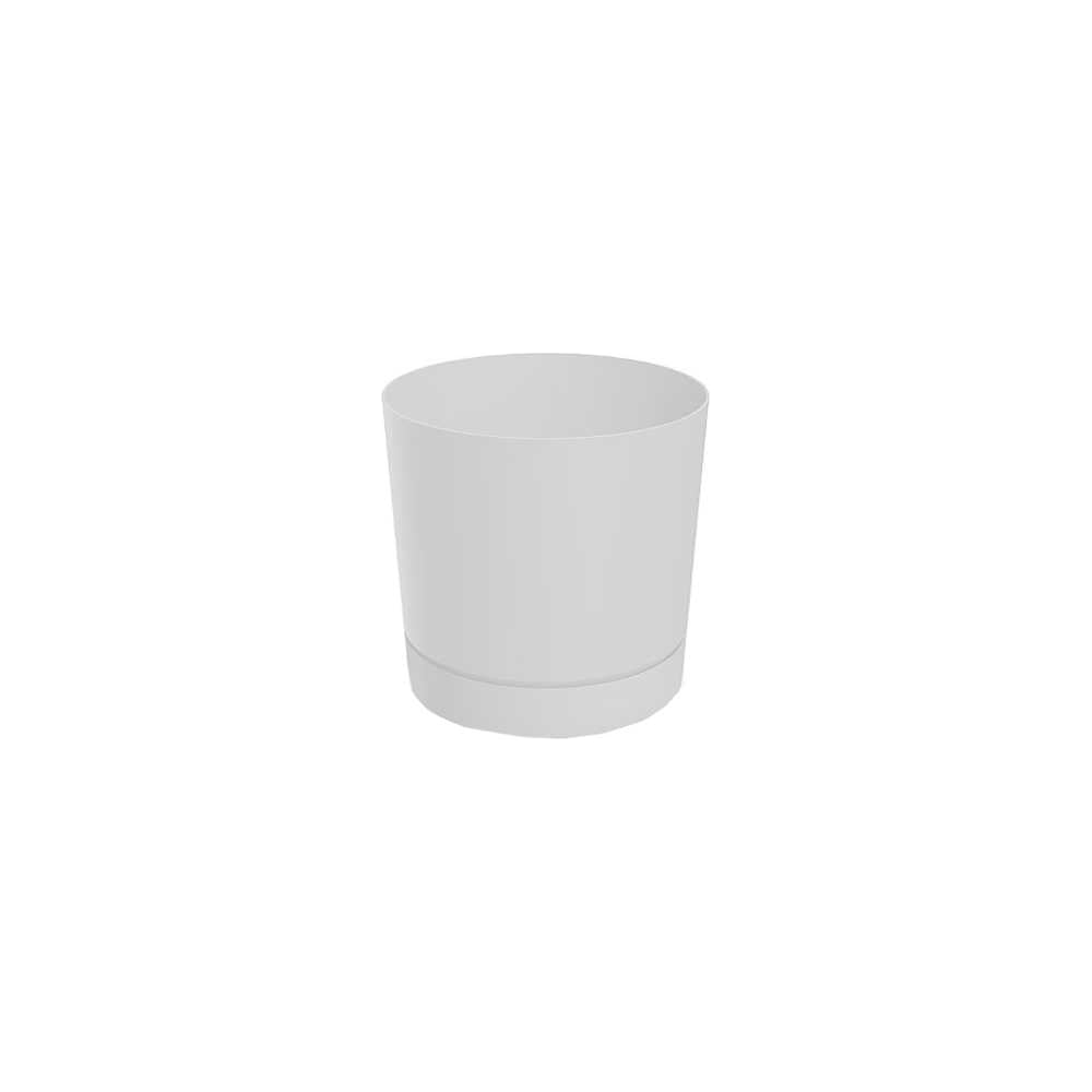 Prosper Plast Vaso Corona Dcro240-s449 – Bianco – 24,2x27,8x20,1 Cm – Per Ringhiera Balcone
