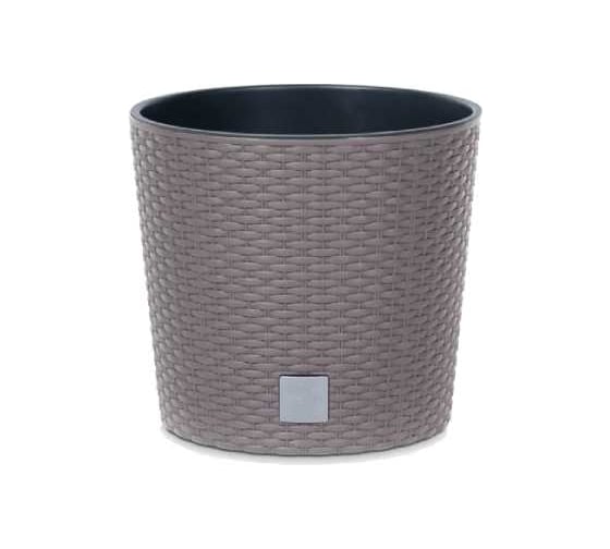 Кашпо с вкладышем Prosperplast DRTUS400L-7529U RATO ROUND d 40, h 37.5 см, 35 л, mocca 069976 1