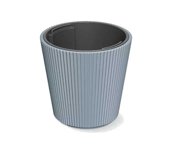 Кашпо с вкладышем Prosperplast DBMI400-443U MILLY d 39, h 37см, 20 л, светло-серый 069919 1