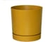 Кашпо с поддоном Prosperplast DPOP350-117U TUBO P d 33.8, h 32.6 см, 22.5 л, горчичный 070019 1