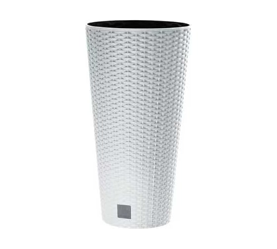 Кашпо с вкладышем Prosperplast DRTUS300-S449 RATO TUBUS высокое, d 30, h 57.2 см, 15 л, белый 069962 1