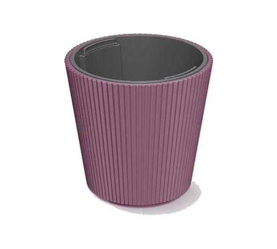 Кашпо с вкладышем Prosperplast DBMI300-4985U MILLY d 30, h 31 см, 10 л, марсала 069904 1