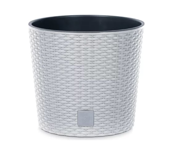 Кашпо с вкладышем Prosperplast DRTUS200L-S449 RATO ROUND d 20, h 19 см, 4 л, белый 070054