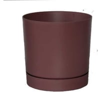Кашпо с поддоном Prosperplast DPOP150-7587U TUBO P d 14.8 см, h 14.7 см, 1.8 л, кирпичный 069995