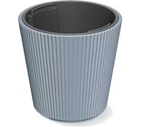Кашпо с вкладышем Prosperplast DBMI240-443U MILLY d 24, h 22.7 см, 4.5 л, светло-серый 069890