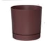 Кашпо с поддоном Prosperplast DPOP200-7587U TUBO P d 20, h 19.6 см, 4.6 л, кирпичный 070002 1