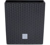 Кашпо с вкладышем Prosperplast DRTS200L-S433 RATO LOW d 20, h 20 см, 5 л, антрацит 070062