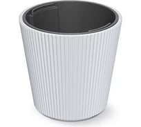 Кашпо Prosperplast DBMI470-S449 MILLY d 46,7, h 44,2 см, белый, с вкладышем 069749