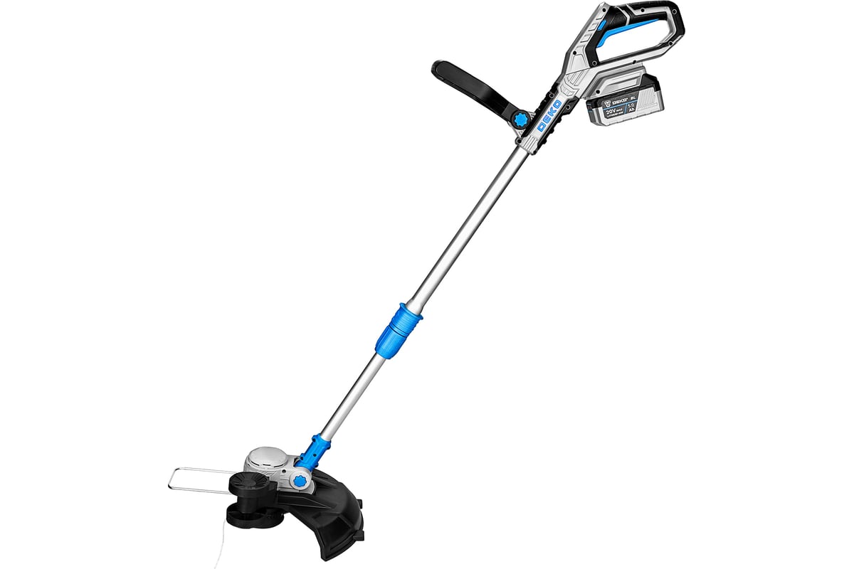 Триммер аккумуляторный бесщеточный DEKO DKTR20, 1*5.0Ач 063-4407-1 ...