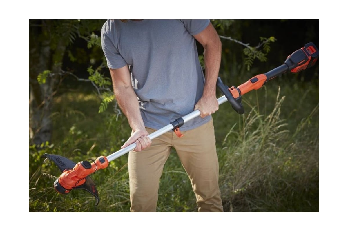 Аккумуляторный триммер Black+Decker 36 В, BRUSHLESS BCSTA536L1-QW ...