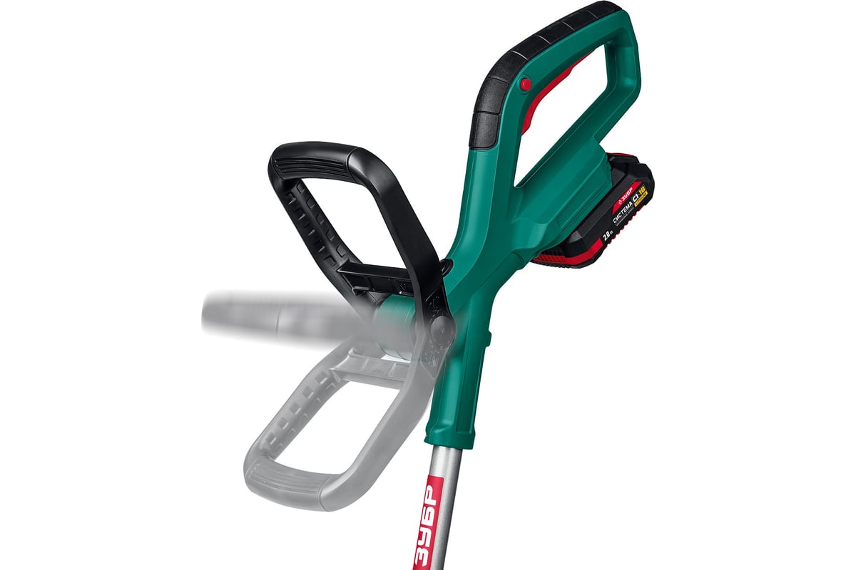 Аккумуляторный триммер ЗУБР 18В, 1 АКБ 2 А*ч ТА-185-21 - выгодная цена ...