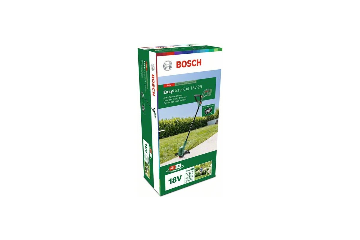  триммер Bosch EasyGrassCut 18V-26 06008C1C04 - выгодная .