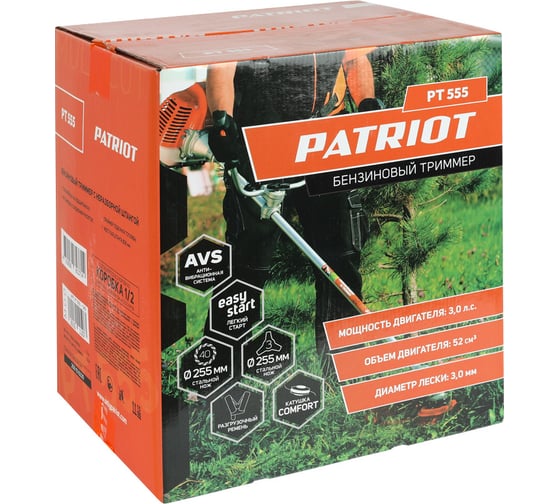Бензотриммер PATRIOT PT 555 1+1 250106230 - выгодная цена, отзывы ...