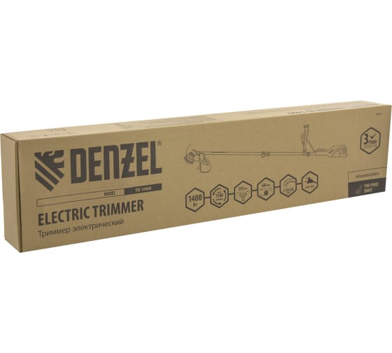 Электрический триммер DENZEL TE-1400 96612 3