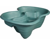 Декоративный пруд ЦентрПласт 110 л пластиковый 105x80x35 см зеленый 20353