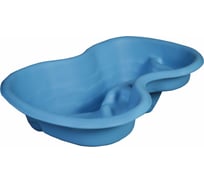 Декоративный пруд ЦентрПласт 110 л пластиковый 105x80x35 см синий 20346