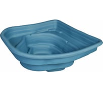 Декоративный пруд ЦентрПласт 180 л пластиковый 100x90x40 см синий 21111