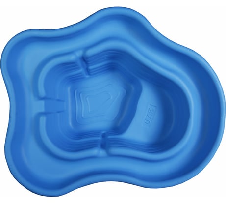 Декоративный пруд ЦентрПласт 270 л пластиковый 151x120x50 см синий 19309