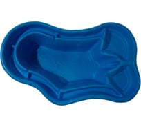 Декоративный пруд ЦентрПласт 600 л пластиковый 198x121x45 см синий 25579