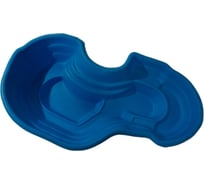 Декоративный пруд ЦентрПласт 640 л пластиковый 245x128x60 см синий 14609