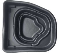 Декоративный пруд ЦентрПласт 180 л пластиковый 100x90x40 см черный 20341