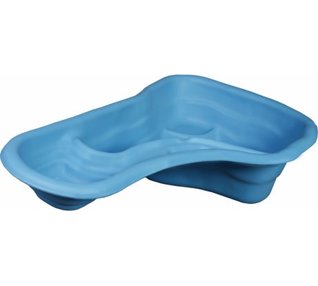 Декоративный пруд ЦентрПласт 150/2 л пластиковый 140x86x45 см синий 19246