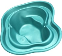 Декоративный пруд ЦентрПласт 700 л пластиковый 184x157x62 см синий 19286