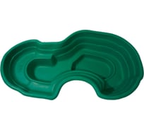 Декоративный пруд ЦентрПласт 640 л пластиковый 245x128x60 см зеленый 14608