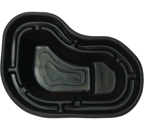 Декоративный пруд ЦентрПласт 300 л пластиковый 174x123x45 см черный 19329