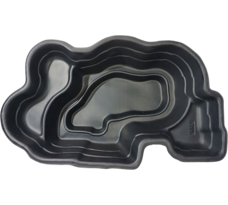 Декоративный пруд ЦентрПласт 900 л пластиковый 241x153x60 см черный 14620