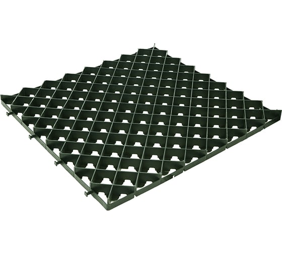 Газонная решетка Ecoteck Parking M зеленая, 856x856x42 мм АС 01213100 27503