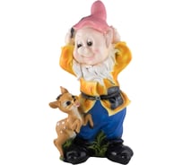 Садовая фигурка PARK гном с олененком 50x27x18 см 169486