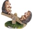 Садовая фигурка PARK ежики на качелях 32x15x28 см 169494 1