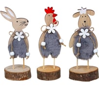 Садовый декор INBLOOM Домашние животные, 16.5 см, МДФ, 3 дизайна 153-131