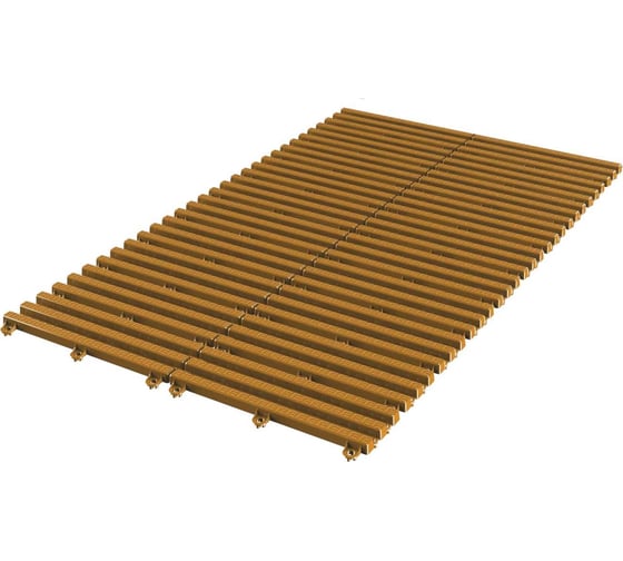 Садовая дорожка Еврогрядка 600x1000, цвет оранжевый EGDOR60x100or 1
