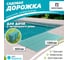 Садовая дорожка Еврогрядка 600x1500, цвет бирюзовый EGDOR60x150bir 2