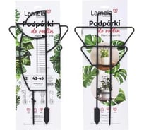 Опора для растений LAMELA Sp.z o. 622 Геометрия (сет 2 шт) h 42-45 см, черный 070344