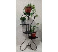 Подставка для цветов ООО Ярмарка-Тверь кованая, на 4 горшка, тюльпан, клякса К68