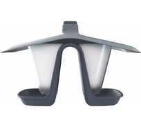 Кормушка для птиц Prosperplast DOUBLE серый IBFD-405U