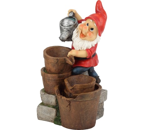 Уличный фонтан GREEN APPLE GAUF01 Гном с лейкой, 60 см Б0043460